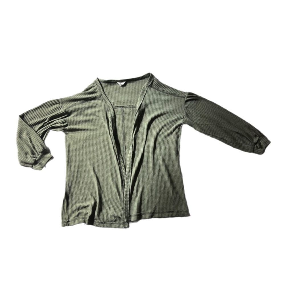Perch by Blu Pepper Olive Green Cardigan